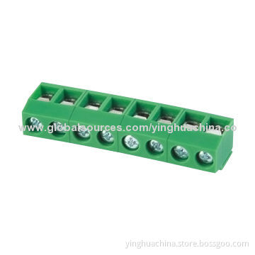 Terminal Block, 5.0mm Pitch, 26 to 14AWG, 2P/3P Poles, 6 to 7mm Wire Guard Strip Length, 0907
